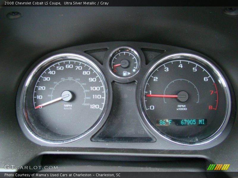 Ultra Silver Metallic / Gray 2008 Chevrolet Cobalt LS Coupe