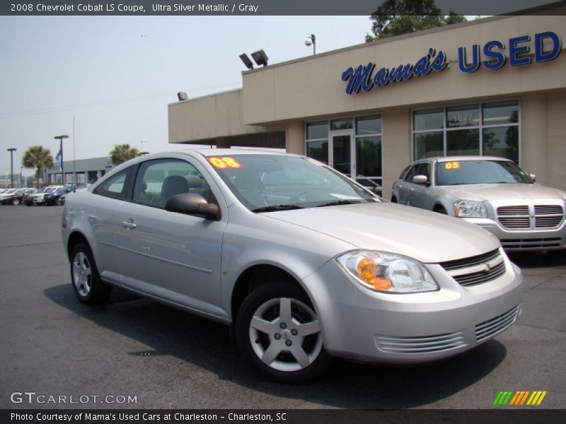 Ultra Silver Metallic / Gray 2008 Chevrolet Cobalt LS Coupe