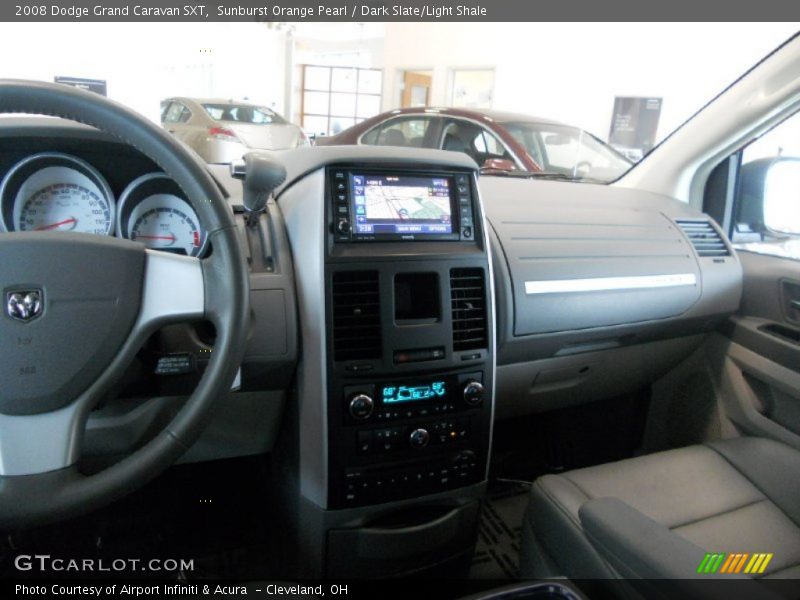 Sunburst Orange Pearl / Dark Slate/Light Shale 2008 Dodge Grand Caravan SXT