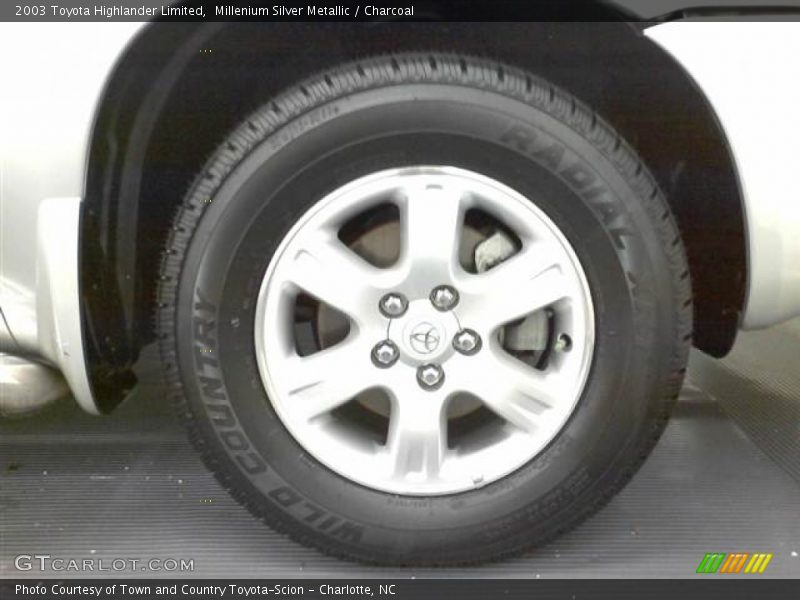 Millenium Silver Metallic / Charcoal 2003 Toyota Highlander Limited