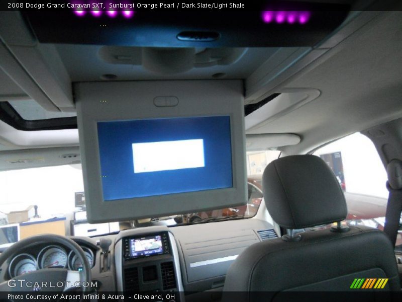 Sunburst Orange Pearl / Dark Slate/Light Shale 2008 Dodge Grand Caravan SXT