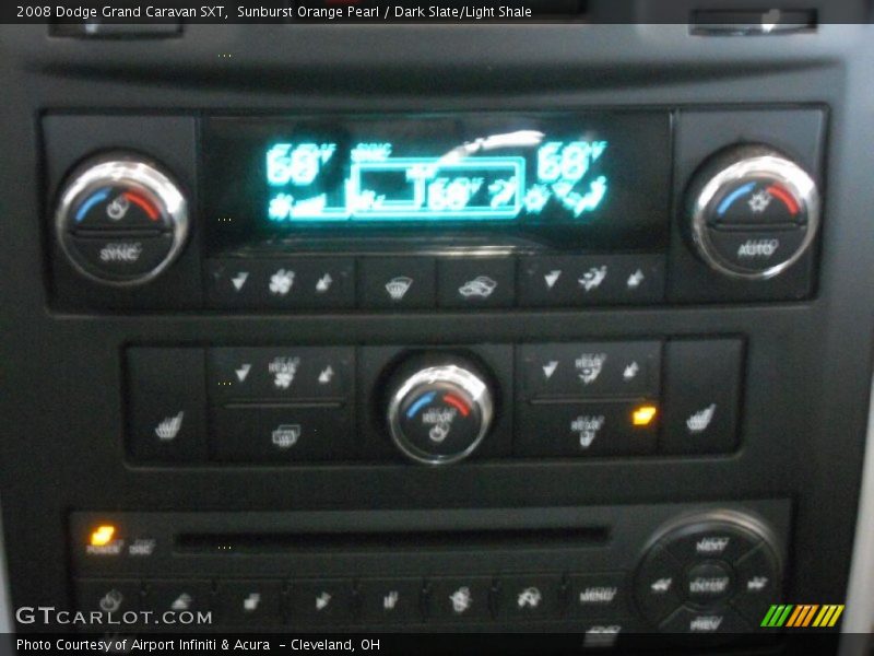 Sunburst Orange Pearl / Dark Slate/Light Shale 2008 Dodge Grand Caravan SXT