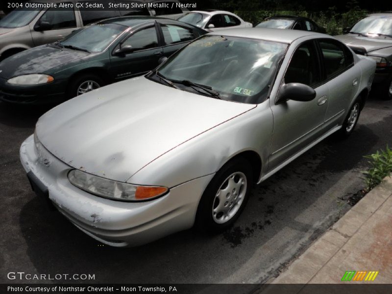 Sterling Silver Metallic / Neutral 2004 Oldsmobile Alero GX Sedan