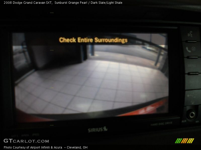 Sunburst Orange Pearl / Dark Slate/Light Shale 2008 Dodge Grand Caravan SXT