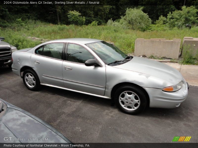 Sterling Silver Metallic / Neutral 2004 Oldsmobile Alero GX Sedan