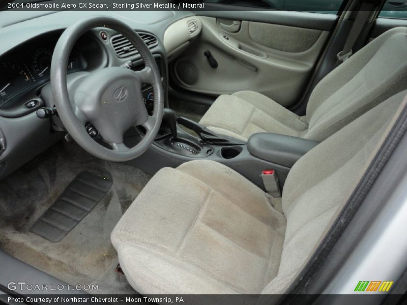 Sterling Silver Metallic / Neutral 2004 Oldsmobile Alero GX Sedan