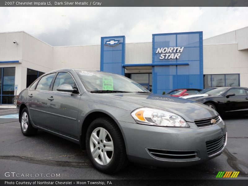 Dark Silver Metallic / Gray 2007 Chevrolet Impala LS