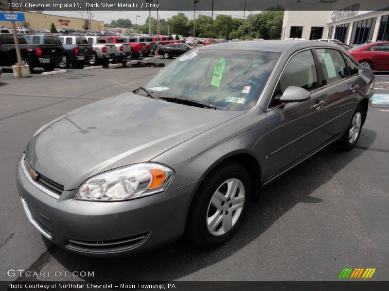 Dark Silver Metallic / Gray 2007 Chevrolet Impala LS