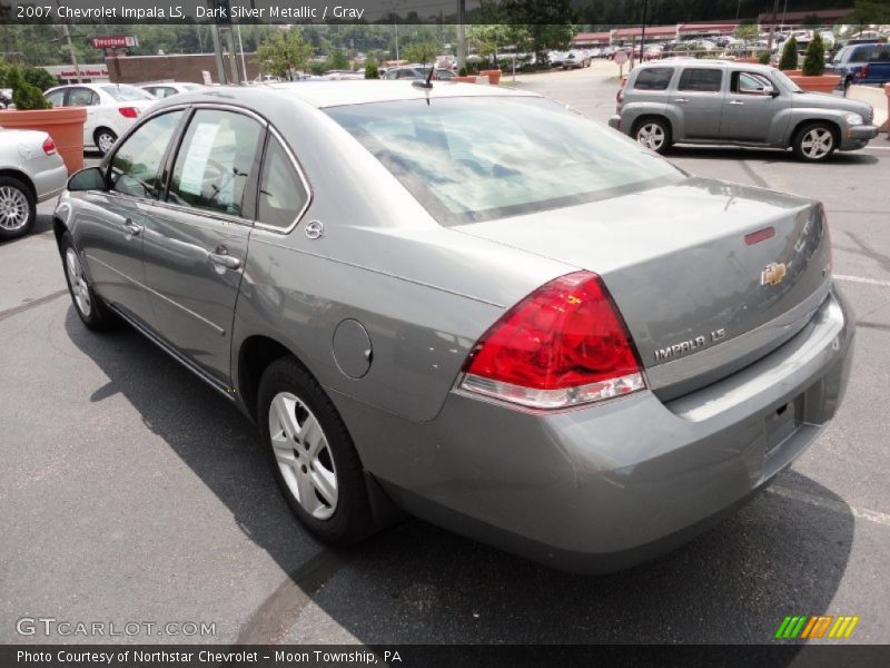Dark Silver Metallic / Gray 2007 Chevrolet Impala LS