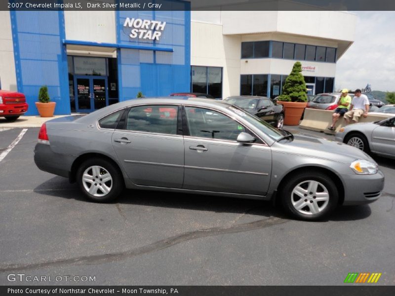 Dark Silver Metallic / Gray 2007 Chevrolet Impala LS