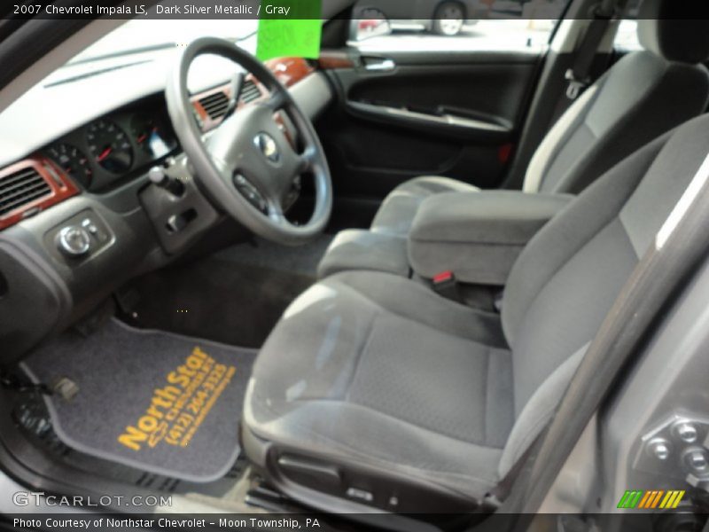 Dark Silver Metallic / Gray 2007 Chevrolet Impala LS