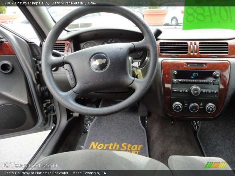 Dark Silver Metallic / Gray 2007 Chevrolet Impala LS