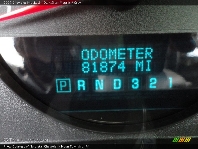 Dark Silver Metallic / Gray 2007 Chevrolet Impala LS