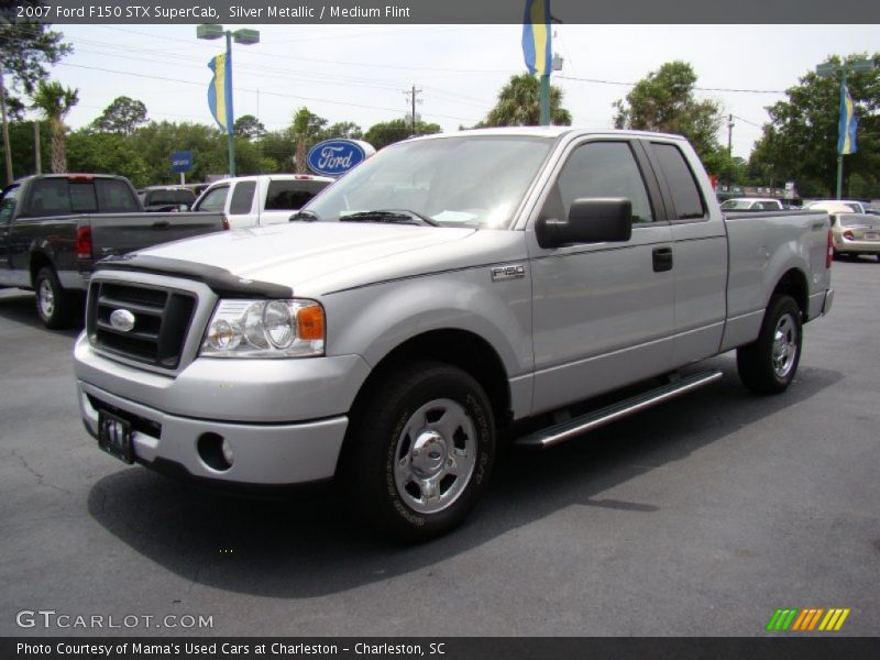 Silver Metallic / Medium Flint 2007 Ford F150 STX SuperCab