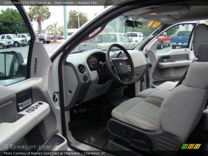Silver Metallic / Medium Flint 2007 Ford F150 STX SuperCab