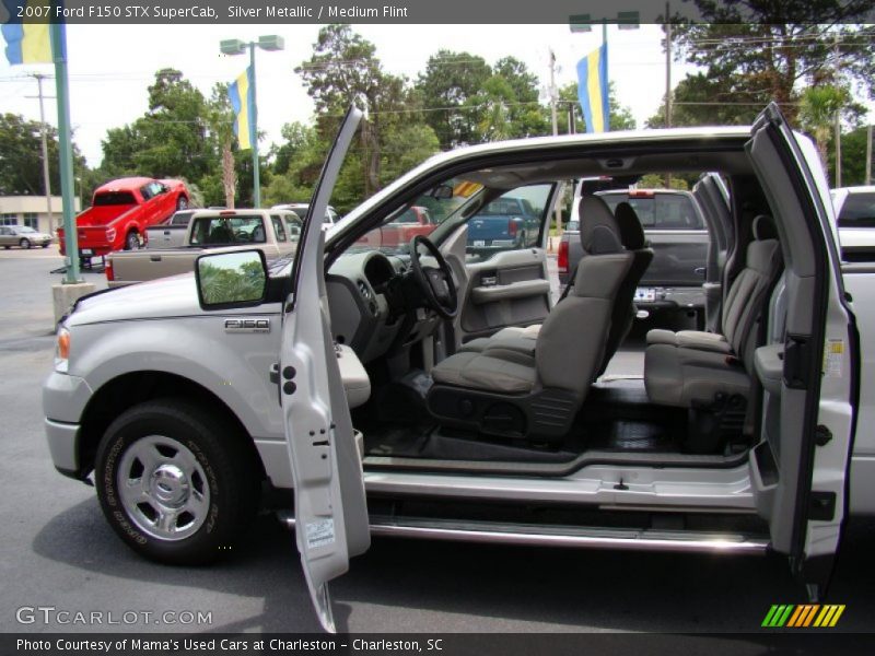 Silver Metallic / Medium Flint 2007 Ford F150 STX SuperCab