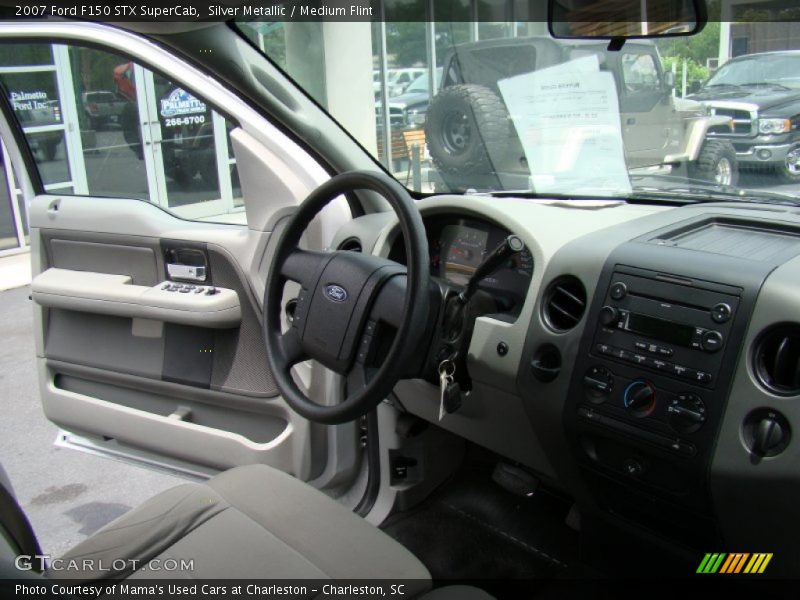 Silver Metallic / Medium Flint 2007 Ford F150 STX SuperCab
