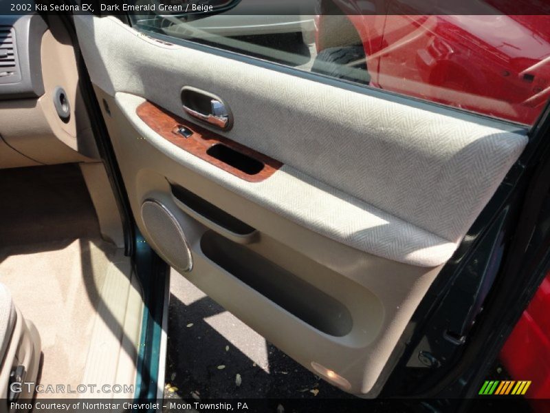 Dark Emerald Green / Beige 2002 Kia Sedona EX
