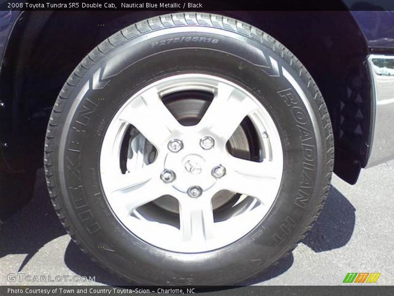 Nautical Blue Metallic / Black 2008 Toyota Tundra SR5 Double Cab