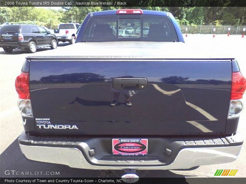 Nautical Blue Metallic / Black 2008 Toyota Tundra SR5 Double Cab
