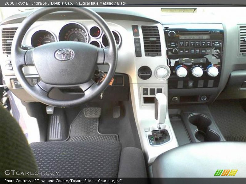 Nautical Blue Metallic / Black 2008 Toyota Tundra SR5 Double Cab