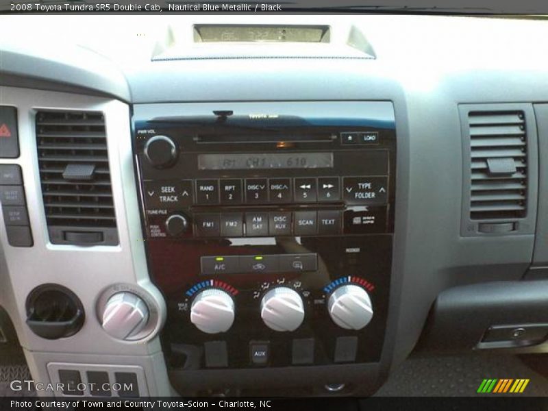 Nautical Blue Metallic / Black 2008 Toyota Tundra SR5 Double Cab