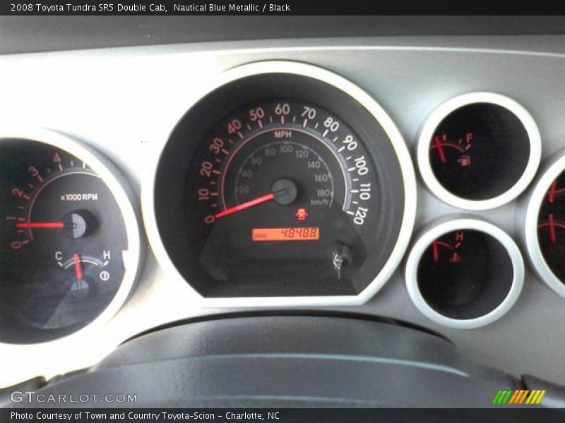 Nautical Blue Metallic / Black 2008 Toyota Tundra SR5 Double Cab