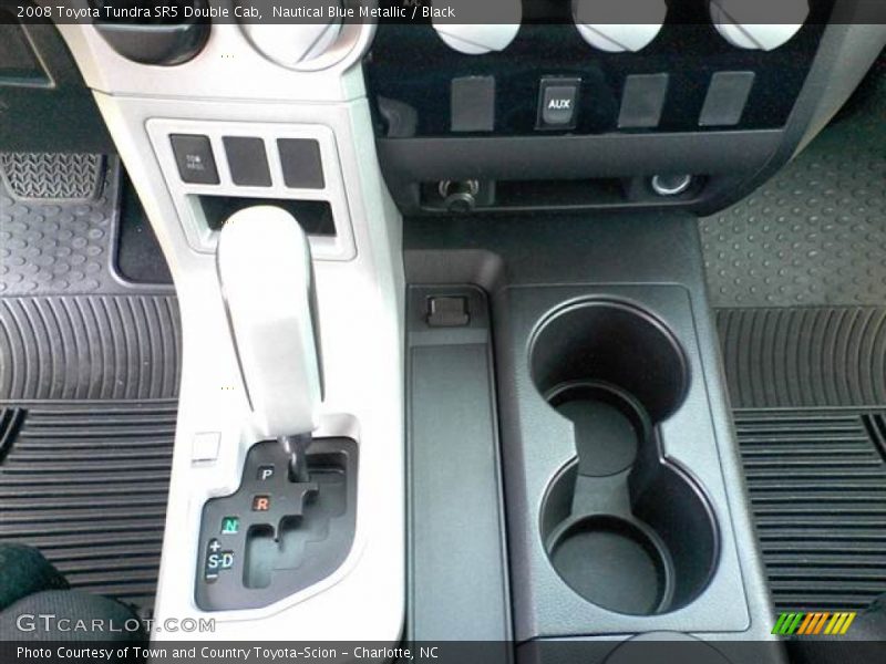 Nautical Blue Metallic / Black 2008 Toyota Tundra SR5 Double Cab