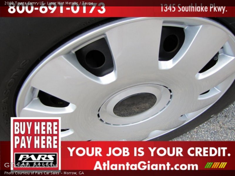 Lunar Mist Metallic / Taupe 2002 Toyota Camry LE