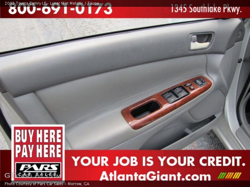 Lunar Mist Metallic / Taupe 2002 Toyota Camry LE