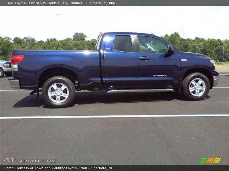 Nautical Blue Metallic / Black 2008 Toyota Tundra SR5 Double Cab