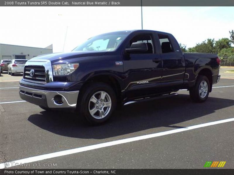 Nautical Blue Metallic / Black 2008 Toyota Tundra SR5 Double Cab