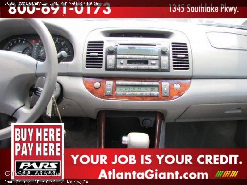 Lunar Mist Metallic / Taupe 2002 Toyota Camry LE