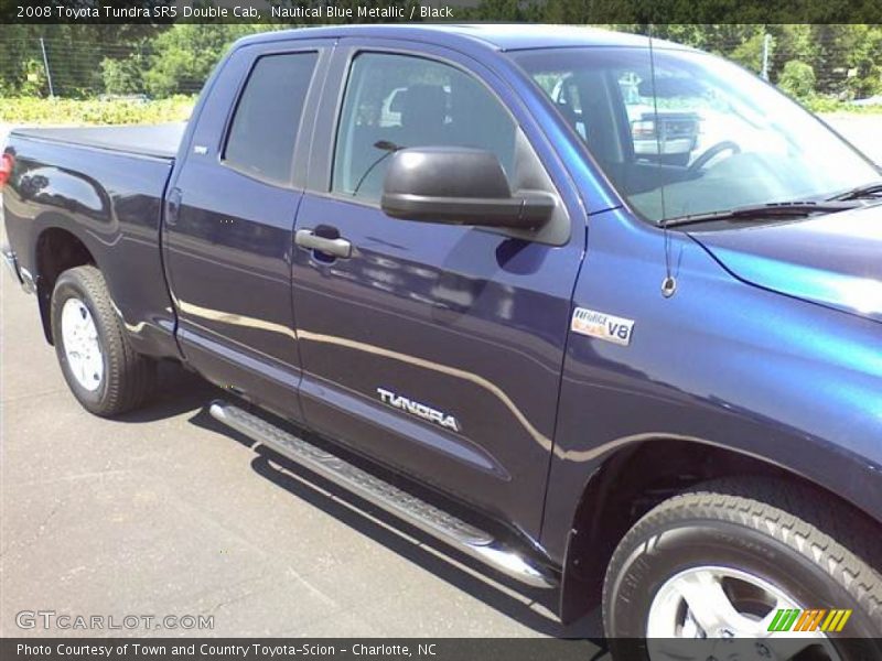 Nautical Blue Metallic / Black 2008 Toyota Tundra SR5 Double Cab