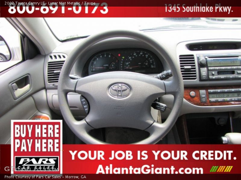 Lunar Mist Metallic / Taupe 2002 Toyota Camry LE