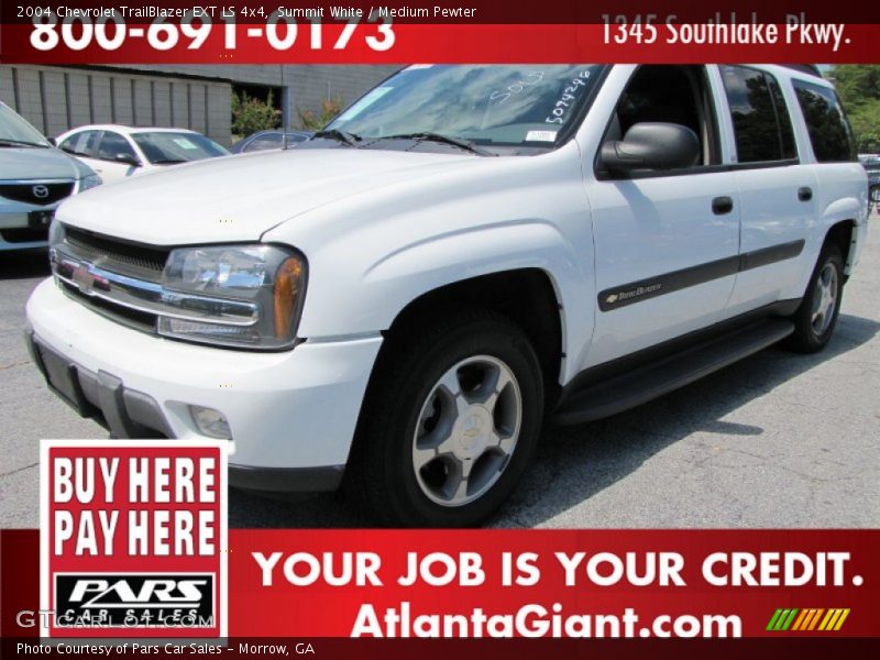 Summit White / Medium Pewter 2004 Chevrolet TrailBlazer EXT LS 4x4