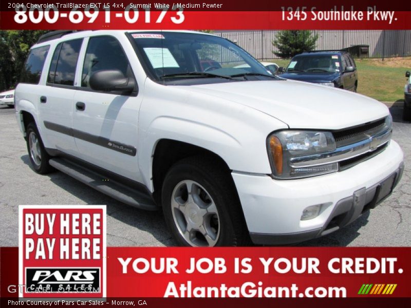 Summit White / Medium Pewter 2004 Chevrolet TrailBlazer EXT LS 4x4