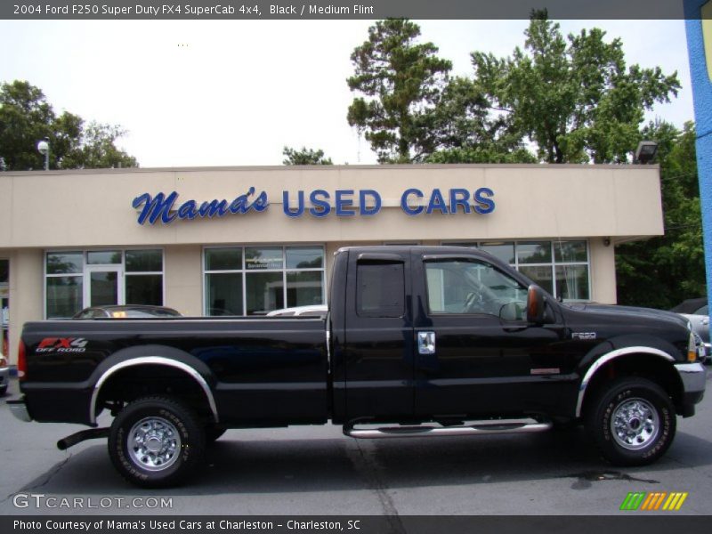 Black / Medium Flint 2004 Ford F250 Super Duty FX4 SuperCab 4x4