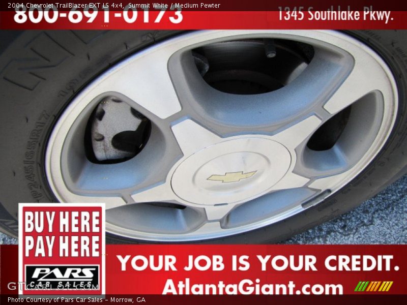 Summit White / Medium Pewter 2004 Chevrolet TrailBlazer EXT LS 4x4