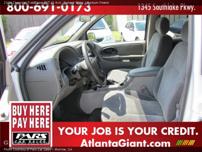 Summit White / Medium Pewter 2004 Chevrolet TrailBlazer EXT LS 4x4