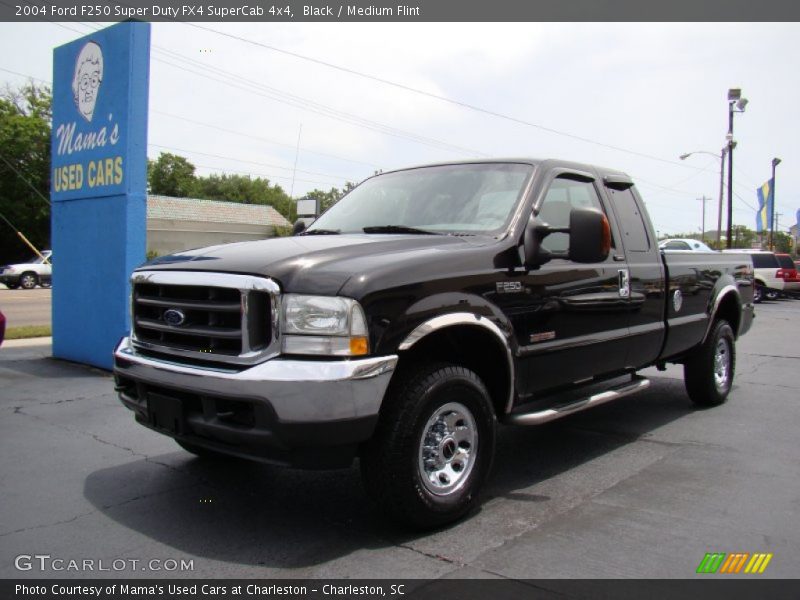 Black / Medium Flint 2004 Ford F250 Super Duty FX4 SuperCab 4x4