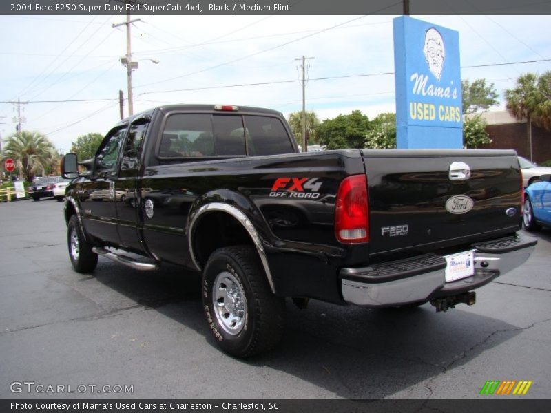 Black / Medium Flint 2004 Ford F250 Super Duty FX4 SuperCab 4x4