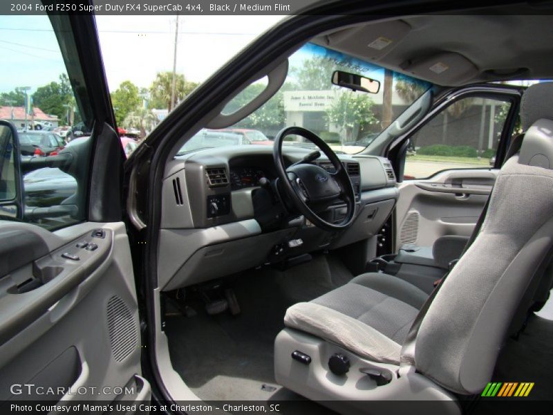 Black / Medium Flint 2004 Ford F250 Super Duty FX4 SuperCab 4x4