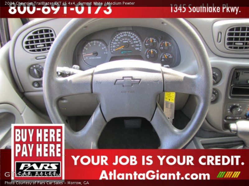 Summit White / Medium Pewter 2004 Chevrolet TrailBlazer EXT LS 4x4