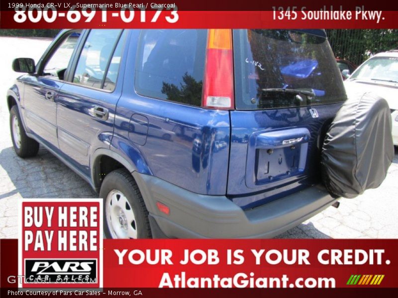 Supermarine Blue Pearl / Charcoal 1999 Honda CR-V LX