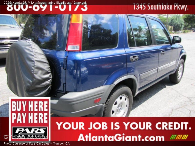 Supermarine Blue Pearl / Charcoal 1999 Honda CR-V LX