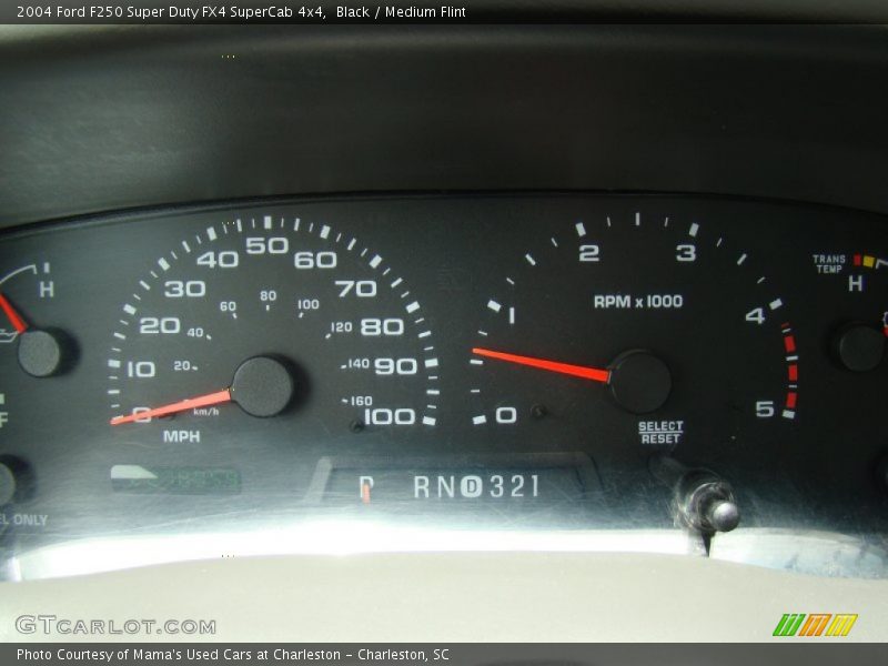 Black / Medium Flint 2004 Ford F250 Super Duty FX4 SuperCab 4x4