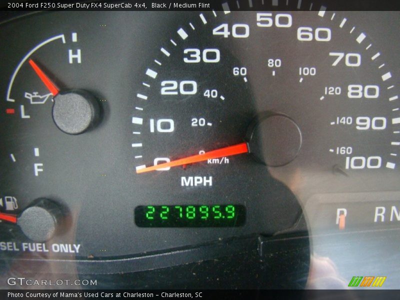 Black / Medium Flint 2004 Ford F250 Super Duty FX4 SuperCab 4x4