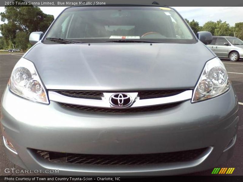 Blue Mirage Metallic / Stone 2010 Toyota Sienna Limited