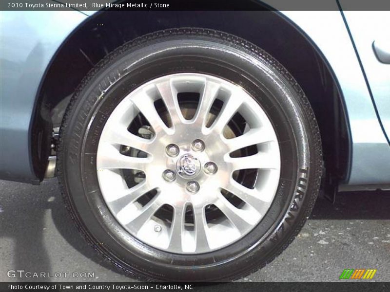 Blue Mirage Metallic / Stone 2010 Toyota Sienna Limited